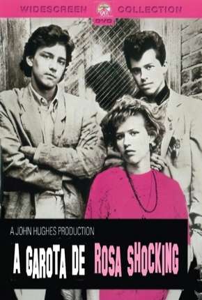 Capa do Filme A Garota de Rosa-Shocking (1986) – pôster oficial
