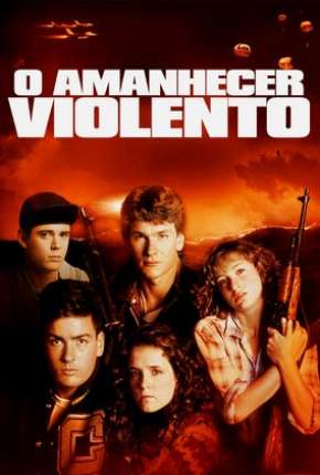 Capa do Filme Amanhecer Violento - Red Dawn (1984) – pôster oficial