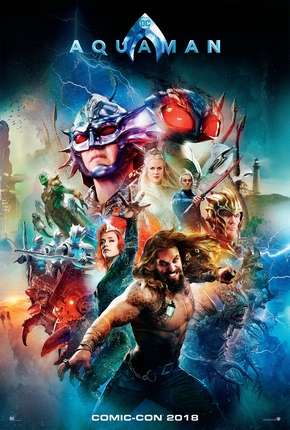 Capa do Filme Aquaman (2019) – pôster oficial
