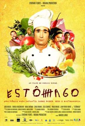 Capa do Filme Estômago (2008) – pôster oficial