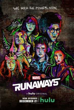 Capa do Série Marvels Runaways - Fugitivos 2ª Temporada (2019) – pôster oficial