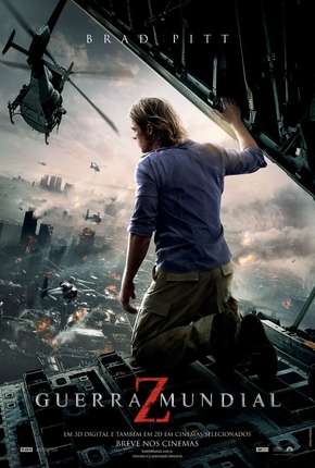 Capa do Filme Guerra Mundial Z - Sem Cortes (2013) – pôster oficial