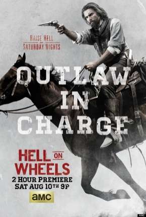 Capa do Série Hell on Wheels - 3ª Temporada (2013) – pôster oficial
