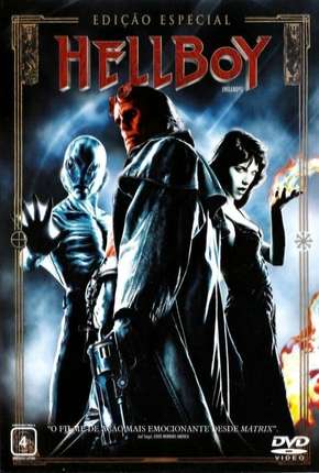 Capa do Filme Hellboy - Versão Estendida (2004) – pôster oficial