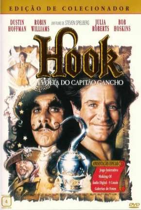Capa do Filme Hook - A Volta do Capitão Gancho (1991) – pôster oficial