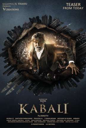 Capa do Filme Kabali (2016) – pôster oficial