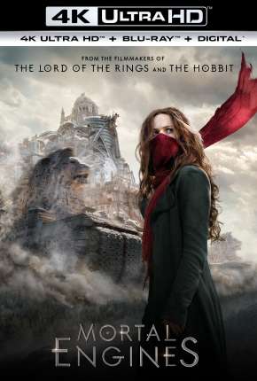 Capa do Filme Máquinas Mortais 4K (2019) – pôster oficial