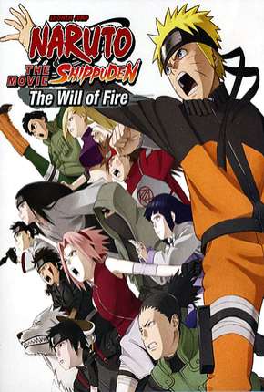Capa do Filme Naruto Shippuden 3 - Herdeiros da Vontade de Fogo Legendado (2009) – pôster oficial