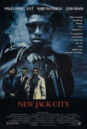 Capa do Filme New Jack City - A Gangue Brutal (1991) – pôster oficial