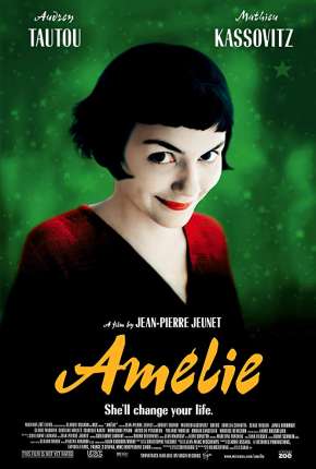 Capa do Filme O Fabuloso Destino de Amélie Poulain (2001) – pôster oficial