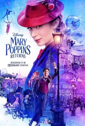 Capa do Filme O Retorno de Mary Poppins (2019) – pôster oficial