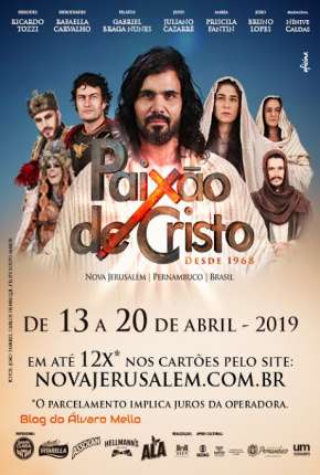 Capa do Filme Paixão de Cristo de Nova Jerusalém (2019) – pôster oficial