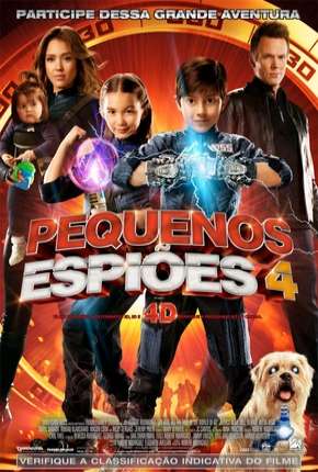 Capa do Filme Pequenos Espiões 4 (2011) – pôster oficial