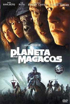 Capa do Filme Planeta dos Macacos (2001) – pôster oficial