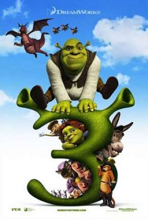 Capa do Filme Shrek 3 (2007) – pôster oficial