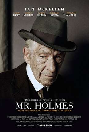 Capa do Filme Sr. Sherlock Holmes (2015) – pôster oficial
