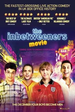 Capa do Filme The Inbetweeners - O Filme Legendado (2011) – pôster oficial