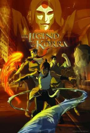 Capa do Desenho A Lenda de Korra - Todas as Temporadas (2012) – pôster oficial