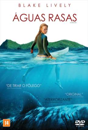 Capa do Filme Águas Rasas - DVD-R (2016) – pôster oficial