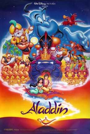 Capa do Filme Aladdin - Animação (1992) – pôster oficial