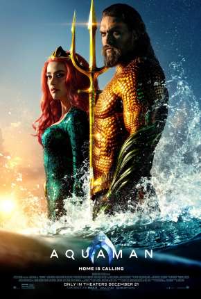 Capa do Filme Aquaman - DVD-R (2019) – pôster oficial