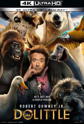 Capa do Filme As Aventuras do Dr. Dolittle 4K (2020) – pôster oficial