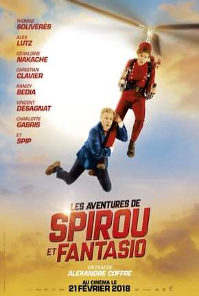 Capa do Filme As Fantásticas Aventuras de Spirou e Fantásio (2019) – pôster oficial
