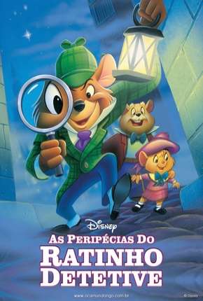 Capa do Filme As Peripécias de um Ratinho Detetive - Animação (1986) – pôster oficial