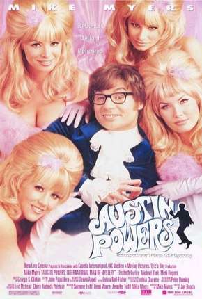 Capa do Filme Austin Powers - Um Agente Nada Discreto (1997) – pôster oficial