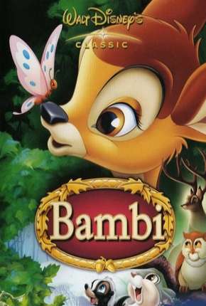 Capa do Filme Bambi - Animação (1942) – pôster oficial