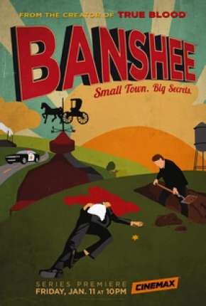 Capa do Série Banshee 1ª até 4ª Temporada (2013) – pôster oficial