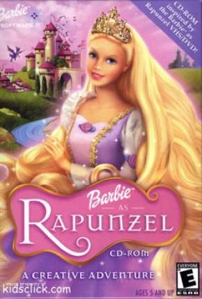 Capa do Filme Barbie - A Rapunzel (2002) – pôster oficial