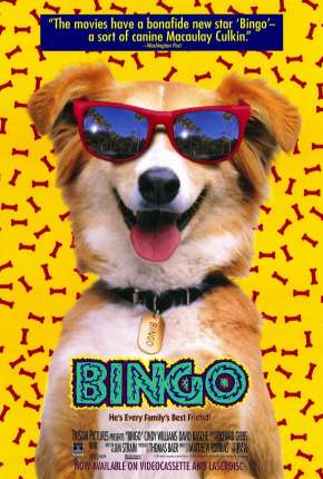 Capa do Filme Bingo, Esperto pra Cachorro (1991) – pôster oficial