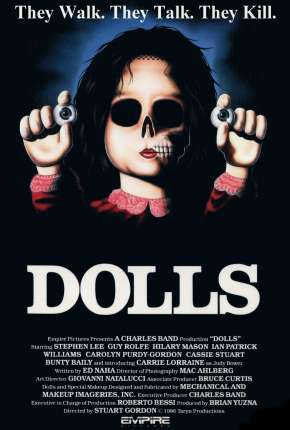 Capa do Filme Bonecas Macabras (1987) – pôster oficial
