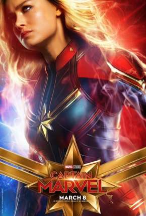 Capa do Filme Capitã Marvel - IMAX OPEN MATTE (2019) – pôster oficial