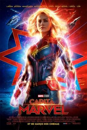 Capa do Filme Capitã Marvel - Legendado (2019) – pôster oficial