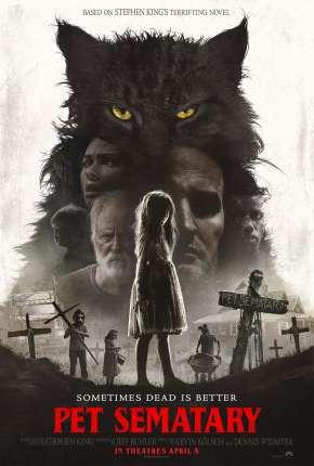 Capa do Filme Cemitério Maldito - DVD-R (2019) – pôster oficial
