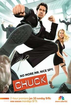 Capa do Série Chuck - 3ª Temporada (2010) – pôster oficial