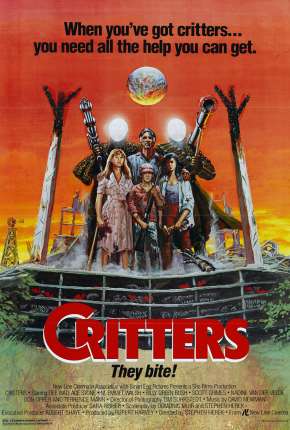 Capa do Filme Criaturas (1986) – pôster oficial