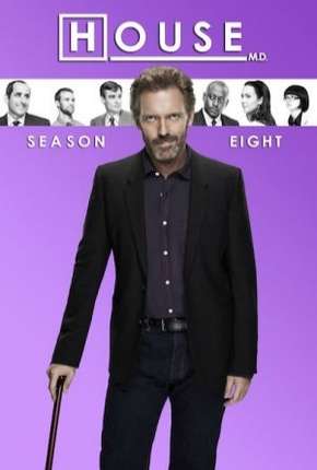 Capa do Série Dr. House - 8ª Temporada Completa (2011) – pôster oficial