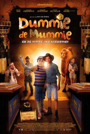 Capa do Filme Dummie A Múmia e a Tumba de Achnetut (2019) – pôster oficial