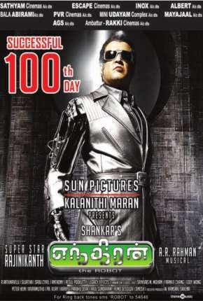 Capa do Filme Enthiran - Legendado (2010) – pôster oficial