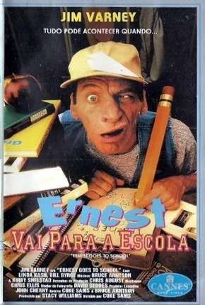 Capa do Filme Ernest Vai Para a Escola (1994) – pôster oficial