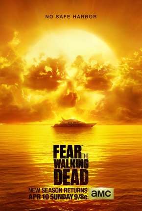 Capa do Série Fear the Walking Dead - 2ª Temporada Completa (2016) – pôster oficial