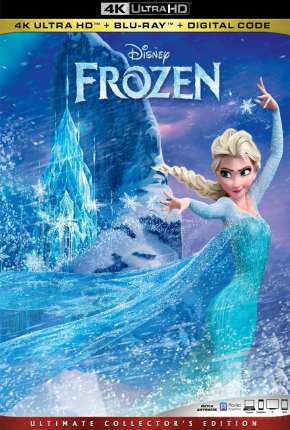 Capa do Filme Frozen - Uma Aventura Congelante 4K (2013) – pôster oficial