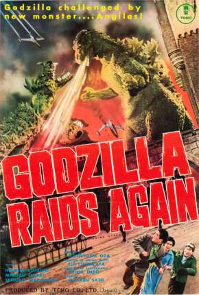 Capa do Filme Godzilla Contra-Ataca - Legendado (1955) – pôster oficial