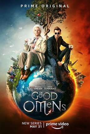 Capa do Série Good Omens - 1ª Temporada (2019) – pôster oficial