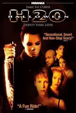 Capa do Filme Halloween H20 - Vinte Anos Depois - DVD-R (1998) – pôster oficial