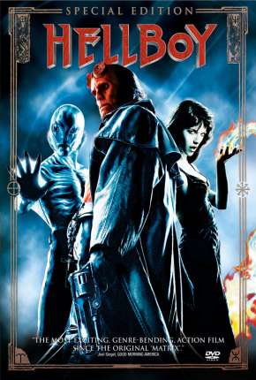 Capa do Filme Hellboy - 1 e 2 (2004) – pôster oficial