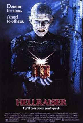 Capa do Filme Hellraiser - Renascido do Inferno - Coleção (1987) – pôster oficial